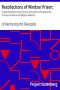 [Gutenberg 39370] • Recollections of Windsor Prison; / Containing Sketches of its History and Discipline, with Appropriate Strictures and Moral and Religious Reflection